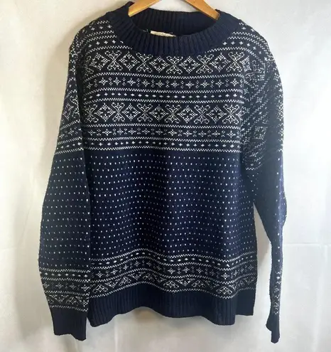 Lord Jeff VTG 100% Wintuk Made in USA Sweater Size Large Blue