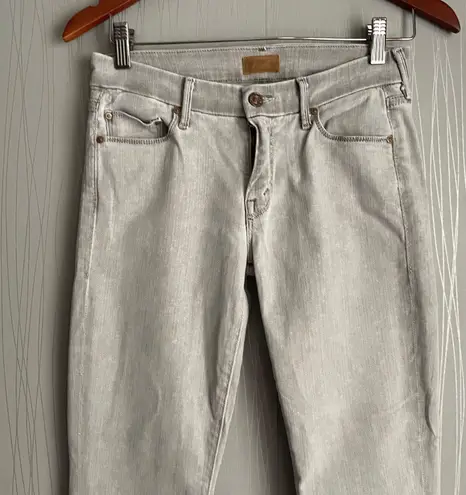 MOTHER Denim The Looker Pop Driftwood Skinny Jeans