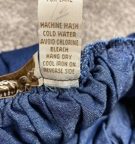 Gold Flava Women Super Plus 30 Denim Skirt Flare Side Pockets Pull On Stretch Size undefined