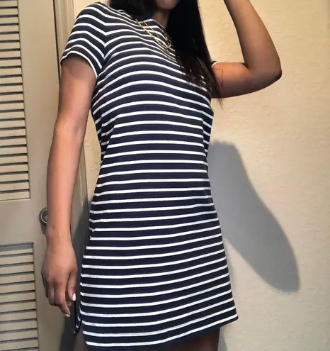 Loft Stripe Dress Size Medium