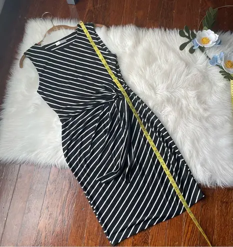 Nine Britton Black & White Stripe Dress NWOT