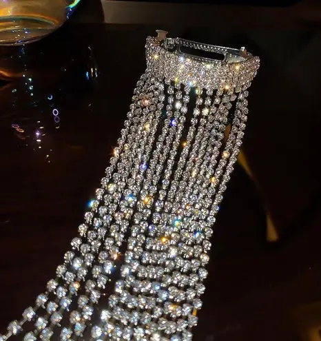 Full Rhinestone Hairpins, Hair Accessories Silver - Image 3