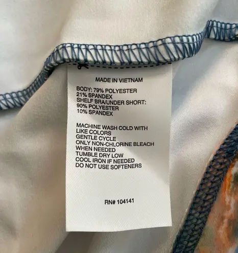 DSG Twitch + Allison Momentum One Shoulder Dress in Crater Lake Multi Size M NWT Blue Size M