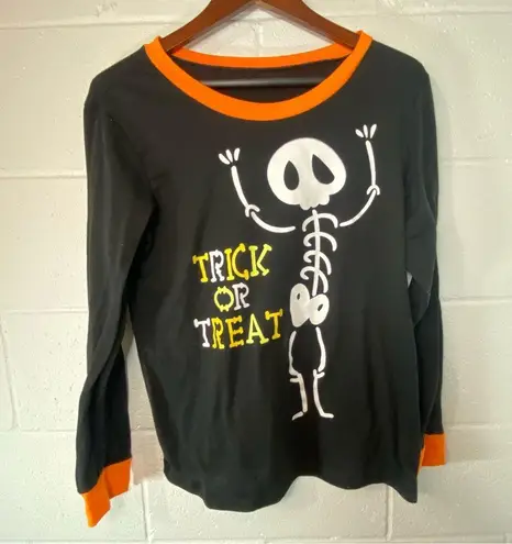 Joykith Halloween Trick Or Treat Black & Orange Pajamas