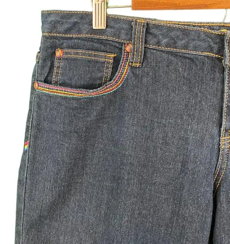COOGI e Dark Wash Cuffed Denim Bermuda Shorts