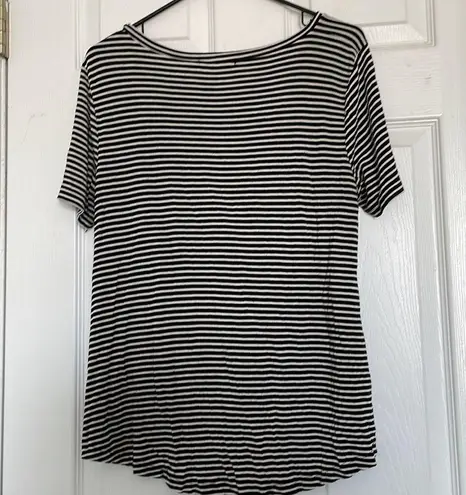 On The Road Striped t-shirt with knotted front