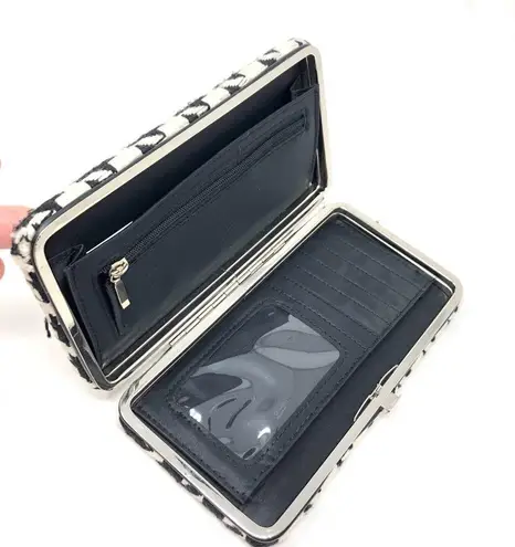 Hounds tooth hard case wallet