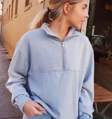 Brandy Melville Quarter Zip Sweatshirt