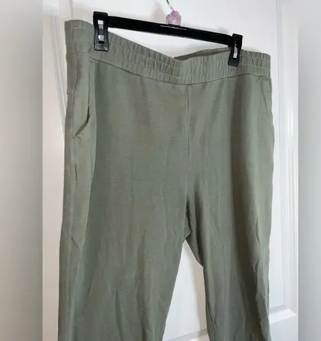32 Degrees Heat 32 Degrees Cool Unisex Sz XL Sage Green Jogger Sweatpants Ruched Waistband Comfy