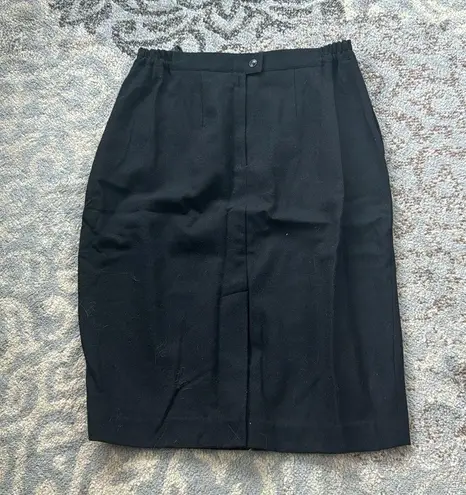 Vintage Emily… Wool Beaded Blazer & Skirt Set Black 16