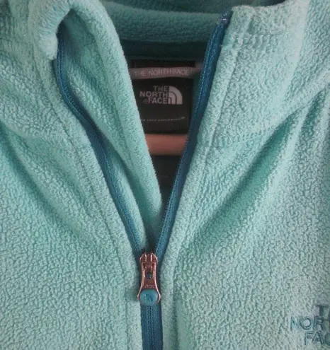 The North Face  Polartec Fleece Jacket Womens Size M Aqua Blue / Green