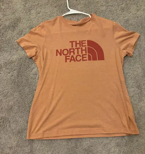 The North Face  orange t shirt