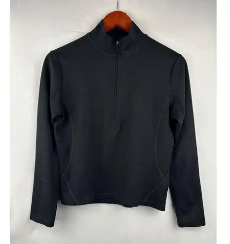 REI Womens Black 1/4 Zip Pullover Jacket S Polyester Canada