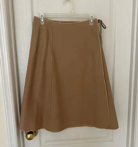 New Woman’s Light Brown Wrap Skirt, Sz M/L (see measurements) Size M