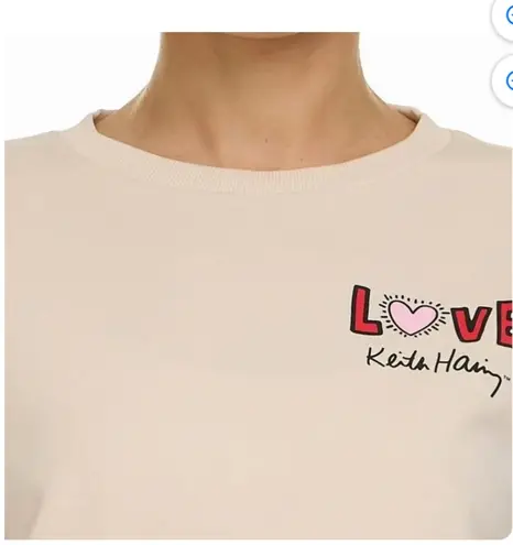 Keith Haring NWT lounge set size M. Fleece sweats. Pants and crew