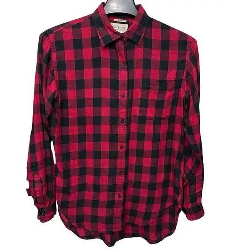 Denim & Supply Ralph Lauren Denim Supply Ralph Lauren Women's Medium Button Up Shirt Buffalo Plaid Boyfriend