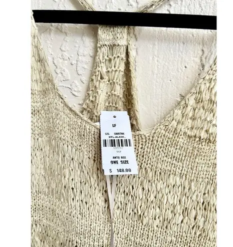 NWT Story Of Love Sleeveless Wool Alexi Tank Sweater Cream Women's One Size/ S