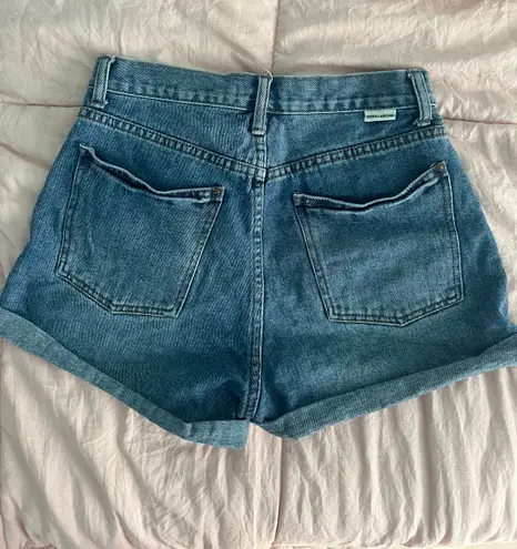 Billabong High Waisted Denim Mom Shorts