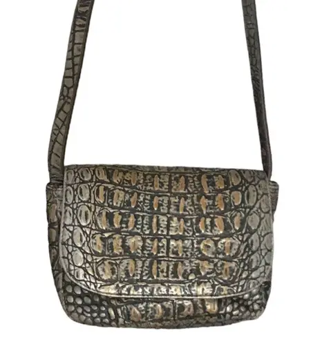 Rugero By Rogers Bag Crocodile Finish Calf Leather