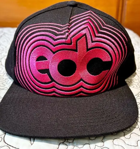 Insomniac EDC Snapback Hat Black Pink Unisex Electric Daisy Festival Cap 💛