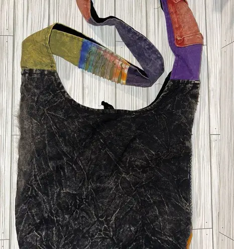 Handmade  in Nepal Boho Cotton Shoulder Bag Hippie Purse thumbnail 9