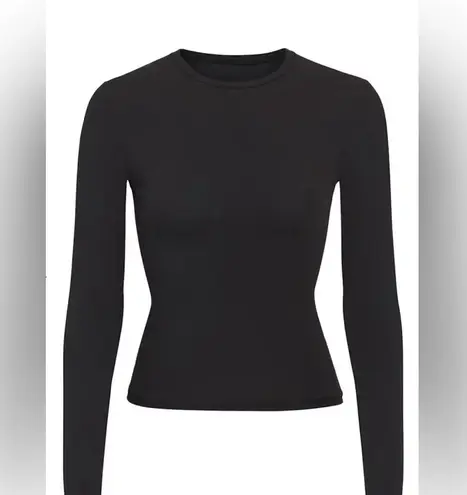 SKIMS Fits Everybody Short Sleeve T-Shirt – Onyx Black Size Large