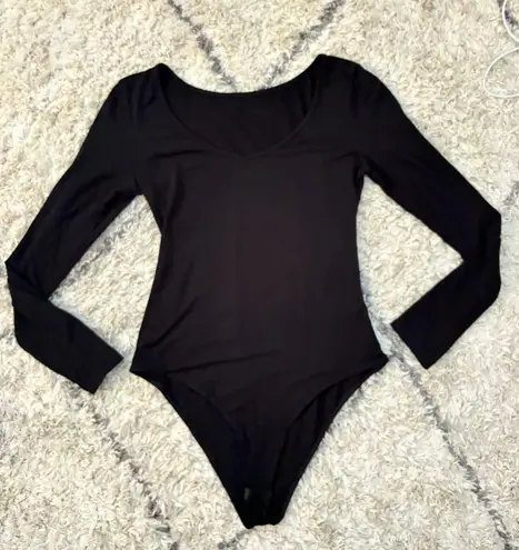 Black Bodysuit Long Sleeve