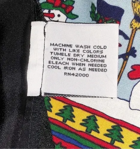 Vintage Nutcracker Snowman Christmas Vest Size S