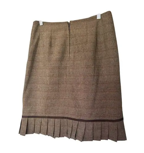 Sweet Suit Petite Women's Coffee Brown 2 Piece Skirt Set. Size 10P