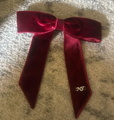 Mia Velvet Bow (Red) Red