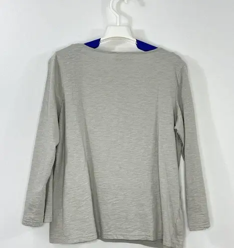 Skies Are Blue Anthropologie Embroidered Lace Top Shirt Size Medium Sage Green