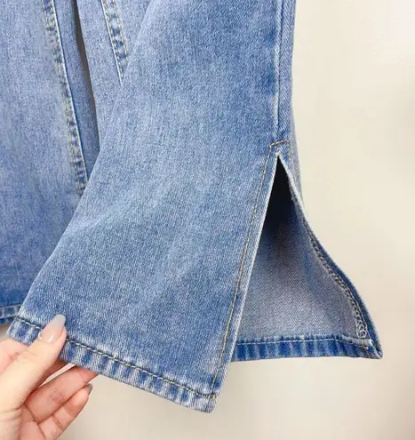 Vintage Blue J.ING High Waisted  Ripped Jeans