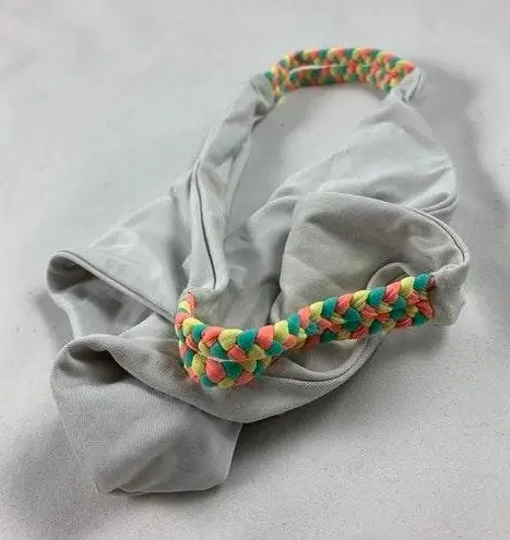 SM white neon tribal braid swimsuit bottom