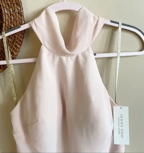 Jenny Yoo Brett Soft Blush Luxe Chiffon Bridesmaid Dress