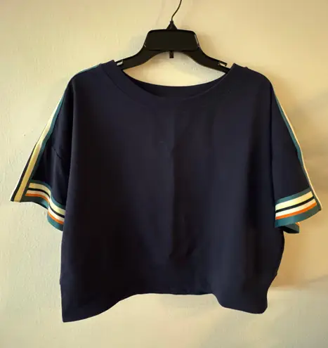 New York And Company SoHo Street Crop Top Large