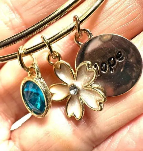 Bundle of 3 adjustable charm bracelets