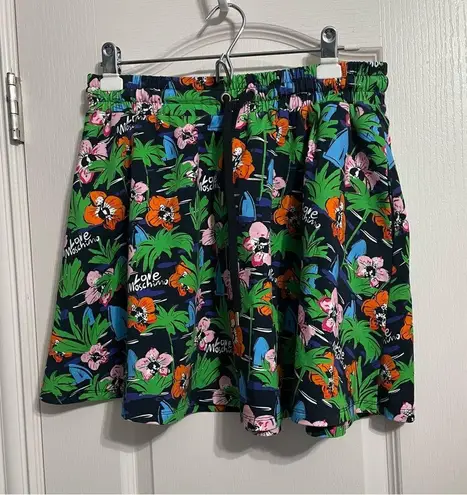 Love moschino 💖 Tropical Print Y2K Skirt