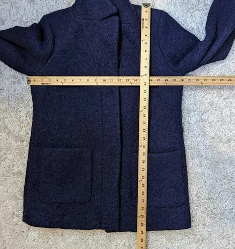 J. Crew Factory Boucle Wool Blend Peacoat Blue Size 8
