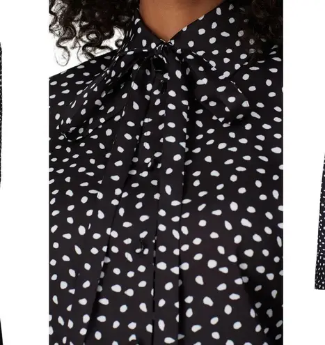Jason Wu RTR RTR Polka Dot Neck Tie Blouse size 8 / Medium