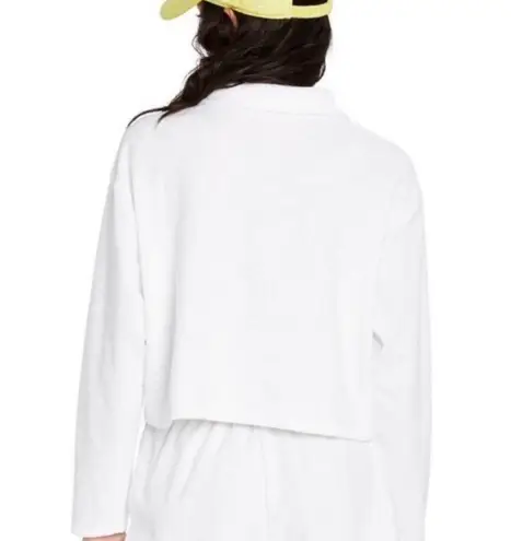 Stoney Clover Lane NWOT x Target Collab White Half Zip Terrycloth Sweatshirt M