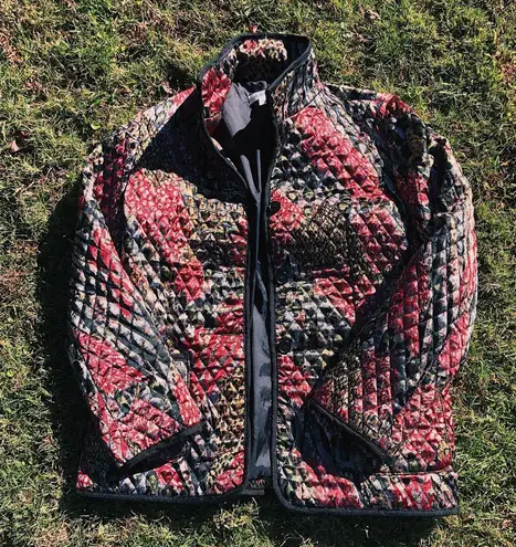 Rafael Quilted Jacket Red