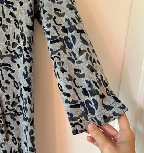 Tyler Böe Kim Leopard Dress Size XS Blue