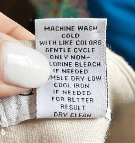 Carmen Marc Valvo | Beige Stretch Pencil Skirt Sz 6