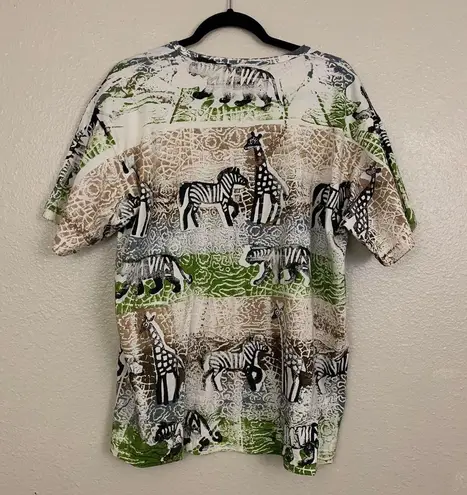 Beach Club Vintage East  Safari Animal Graphic Tee