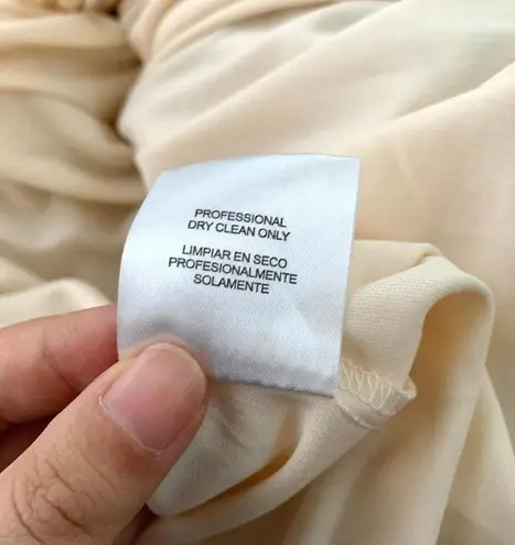 NEW City Studio Floral Dot Corset Maxi Gown in Light Yellow Size undefined