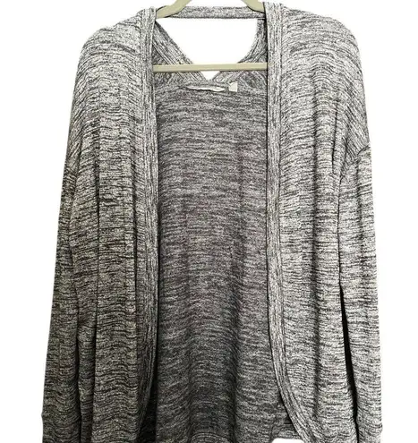 Athleta  Women's Drape Pose Wrap Cardigan Grey Black Size Small