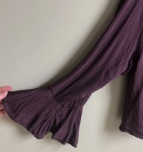 Don't Ask Why Pink Flare Long Sleeve Crop Top