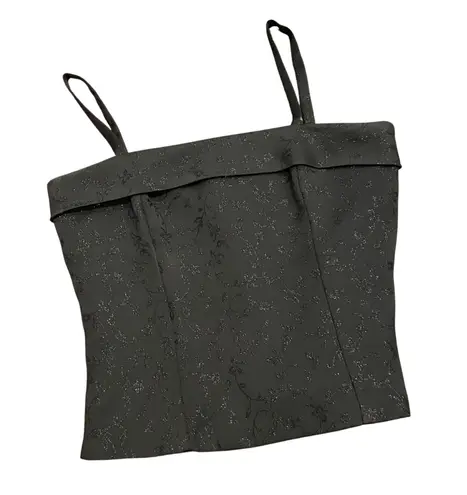 Stunning vintage y2k black patterned corset style top š„