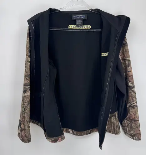 Drift Creek Outdoors OREGON DUCKS Hunting Jacket XL Brown Camo Fleece Lined