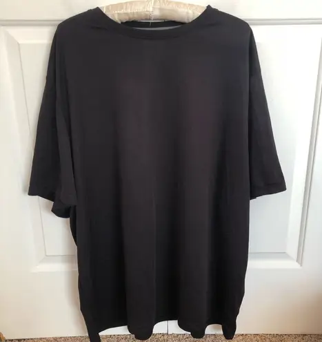 Starter plus size black short sleeve athletic top